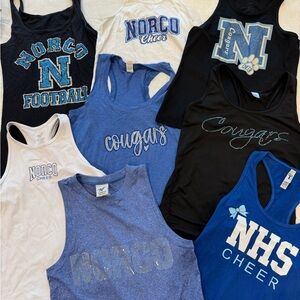 Women's NORCO Blue and Black Tank Tops